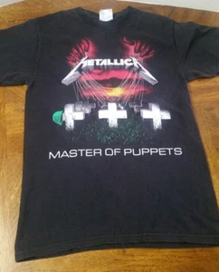 Metallica Master of Puppets T Shirt 2007 Mens Small Black - Picture 1 of 2