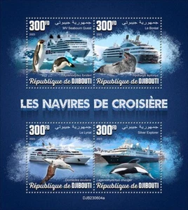 2024 04- DJIBOUTI - CRUISE SHIPS 4V complet set MNH ** - Picture 1 of 1