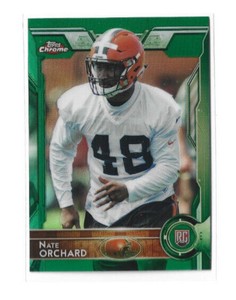 2015 Topps Chrome Football Green Refractor * Pick Your Cards * Vets & Rookies
