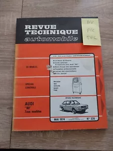 revue technique Audi 80 l S ls GL GT 1.3 1.5 1.6 Rta audi 80 1300 1500 1600 - Foto 1 di 11