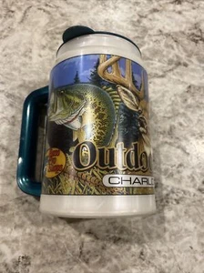 Vintage Whirley Travel Mug Bass Pro Shop outdoor world charlotte NC - Picture 1 of 10