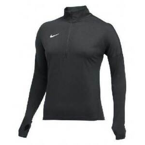Nike Dry Element Long Sleeve Half Zip Pullover Women's M Gray 897021