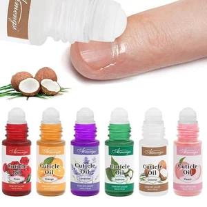 Cuticle Treatment Oil 5ml Rollerball for Dry Damaged Nails Growth Care - Picture 1 of 27