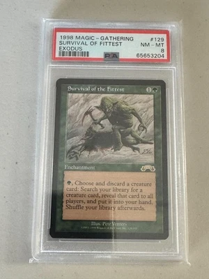 MTG: Exodus: Survival Of The Fittest - Graded PSA NM-MT 8 - Image 1 of 2
