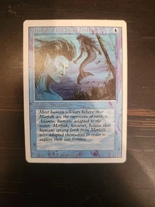 Magic The Gathering Trading Card; Individual Merfolk Of The Pearl Trident Summon - Picture 1 of 2