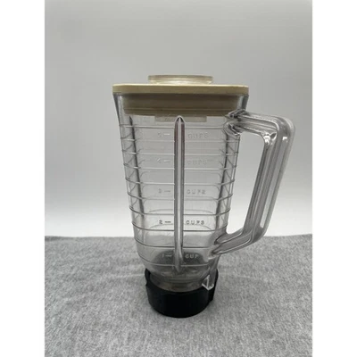 VTG Oster Regency Kitchen Center Replacement Blender Glass Pitcher Lid Blade - Image 1 of 4