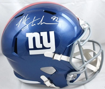 Michael Strahan Autographed New York Giants F/S Speed Helmet-Beckett W Hologram - Image 1 of 4