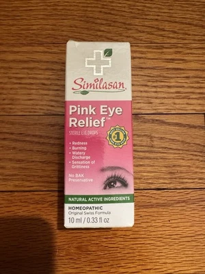 Similiasan Pink Eye Relief 10ml/0,33 fl oz validade 2/2026 - Imagem 1 de 4