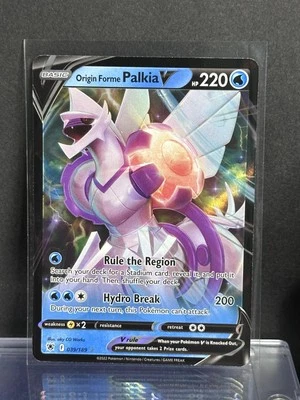 SWSH10: Astral Radiance #039/189 Origin Forme Palkia V - Image 1 of 2