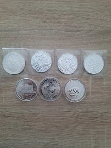 kleine Silbersammlung Maple Leaf, Bär & Bulle, Arche Noah Philharmoniker 8 Unzen - Bild 1 von 2
