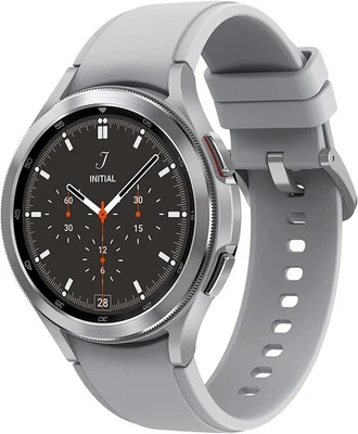 Samsung Galaxy Watch4 SM-R890 46mm Classic GPS Smartwatch  Silver - Image 1 of 4