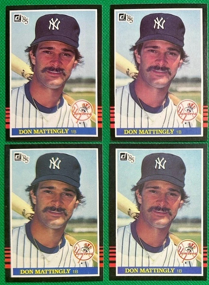 1985 Donruss Don Mattingly #295 NY Yankees 2nd year (4) EXNMNM “Donnie Baseball” - Image 1 of 4