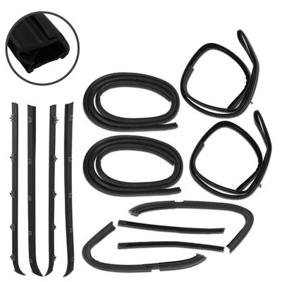 12Pcs Door Weatherstrip Seal for Chevrolet C10 1975-1980 C20 Pickup GMC C25 C15 - Image 1 of 4