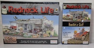 Redneck Life Board Game Gut Bustin' Games Sealed And Expansion Pack -New  - Image 1 of 4