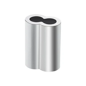 Manicotto ad anello crimpatura in alluminio 3/16" 70PCS, manicotti per fune metallica lo... - Foto 1 di 6