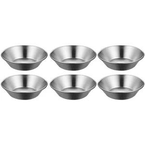Molde para tarta de huevo 6 piezas moldes para hornear metal aleación de aluminio pastel de bebé - Imagen 1 de 12