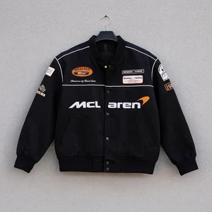 Chaqueta de bombardero McLaren Racing F1 - Chaqueta de automovilismo vintage, McLaren Fórmula 1 - Imagen 1 de 7