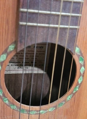 Vintage Renato Miranda Alatrista Classical Guitar  Circa 1919  - Image 1 of 4