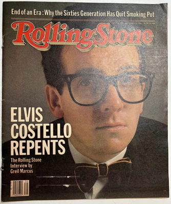 ROLLING STONE Magazine - Sep 1982 - ELVIS COSTELLO / Go-Gos / MARY STEENBURGEN - Image 1 of 2