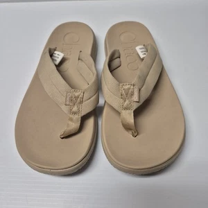 Chaco Chillos Thong Sandals Beige Tan Women's Size 7 Flip Flops - Picture 1 of 13