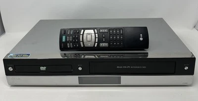 LG V194H DVD & VHS VCR Hi-Fi Stereo Combo Player With Remote - Image 1 of 4