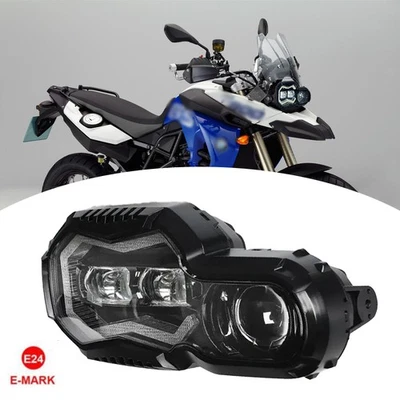 LED Headlight Assembly DRL High Low Beam For BMW F650GS F800GS Adv F800R F700GS - Image 1 of 4
