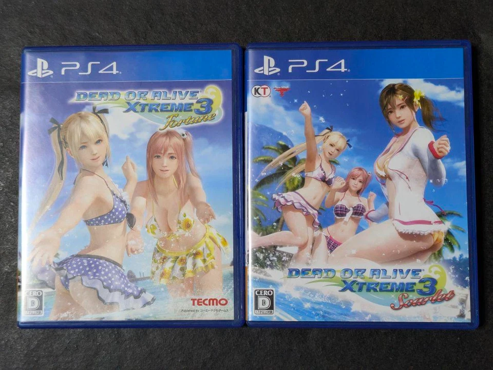 PS4 Dead or Alive Xtreme 3 Scarlet Fortune Set of 2 PlayStation 4 Japan Import - Image 1 of 4