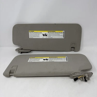 07-14 Chevy GMC Suburban Yukon Tahoe Silverado conjunto de quebra sol esquerda direita bronzeado fabricante de equipamento original - Imagem 1 de 4