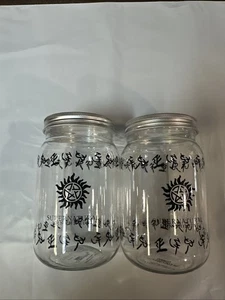 Supernatural 2er Set Vampirkur Einmachgläser Culturefly Join The Hunt Alex Jone - Bild 1 von 6