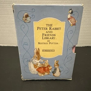 The Peter Rabbit and Friends Library-Beatrix Potter 1992 Box Of 7 Books - Picture 1 of 14