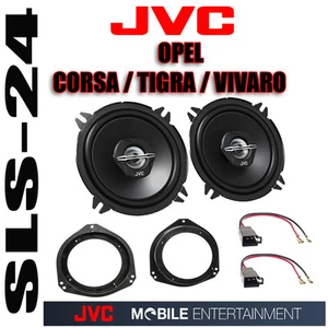 Opel Vivaro Einbauset JVC 2-Wege Lautsprecher 13cm + Lautsprecherringe + Adapter - Bild 1 von 1