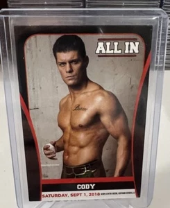 2018 All In #2 Cody Rhodes The American Nightmare - Picture 1 of 5