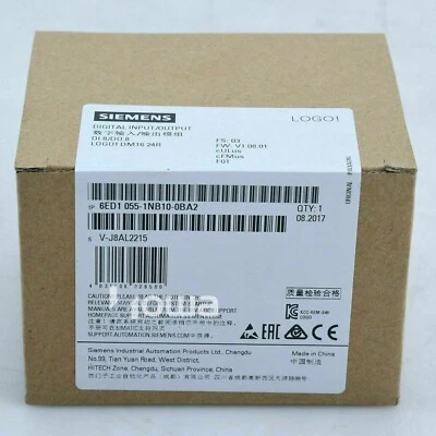 Siemens 6ED1055-1NB10-0BA2 LOGO! 8 PLC Module New In Box - Image 1 of 4