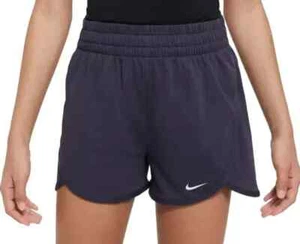 Nike Big Kids Girls Dri-FIT Breezy High-Waisted Training Shorts (DX4965) - Picture 1 of 18