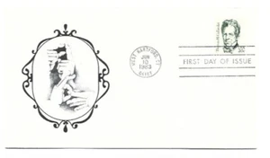 1861 20c Thomas H Gallaudet, New Direxions FDC - Picture 1 of 1
