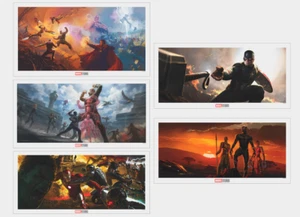 Part III: Marvel Concept Art Matching Number Set of 5 - Grey Matter MCU - NEW! - Picture 1 of 6