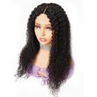 4x1 Jerry Curly Human Hair Wig T Part Middle Part Lace Curly Wigs 150% Density