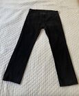 Levis 501 Men’s Black Denim Jeans Size W40 X L34 Relax Straight 