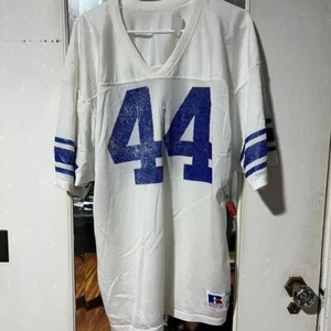 Russell Athletic weiß und blau Football Trikot #NFL - Bild 1 von 5