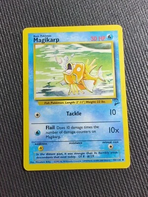 Pokémon TCG Magikarp Base Set 2 50/130 Regular Unlimited Uncommon - Image 1 of 2