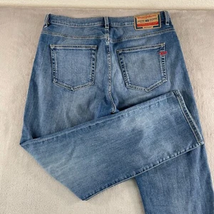 Diesel 2020 D-Viker Jeans Herren 36x31 (Etikett 33x32) blau RM046 Straight Leg Designer - Bild 1 von 13
