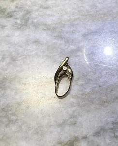 Set in oro 14 carati per ciondolo con accento di diamante - Foto 1 di 9