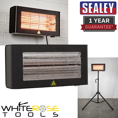 Sealey Infrared Quartz Heater Wall Mounting 1.2W/230V - Image 1 of 4