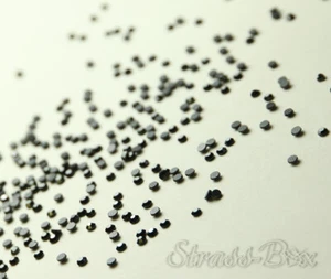 Hotfix HEMATITE Basic SS06 schwarz metallic Glitzer zum Aufbügeln Profi Qualität - Picture 1 of 18