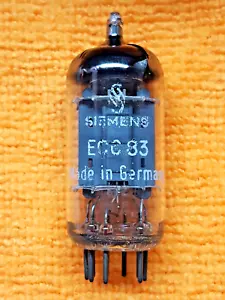 Siemens & Halske ECC83/12AX7 mC6 Long Ribbed Plate Double Getter Support - Picture 1 of 6