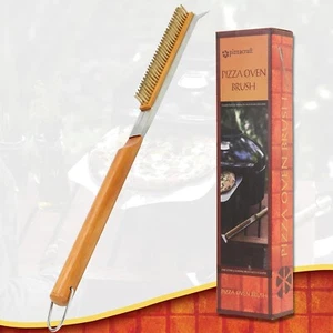 Pizzaofen Reinigungsbürste Grillbürste Pizzasteinbürste Holzgriff Robust Lang... - Bild 1 von 2