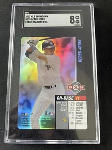2003 MLB Showdown Derek Jeter Trading Deadline Rookie Season FOIL #135 SGC 8 - Picture 1 of 2