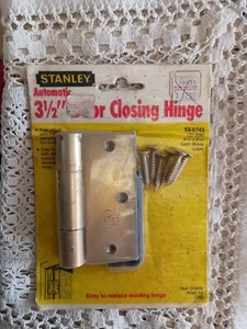 Stanley 53-0743 / CD 2060 Automatic 3.5 Door Closing Hinge - Satin Brass - Picture 1 of 6
