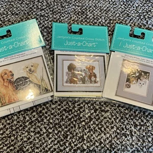 JANLYNN'S Menge 3 "Just-a-Chart" gezählte Kreuzstichmuster - Bild 1 von 5