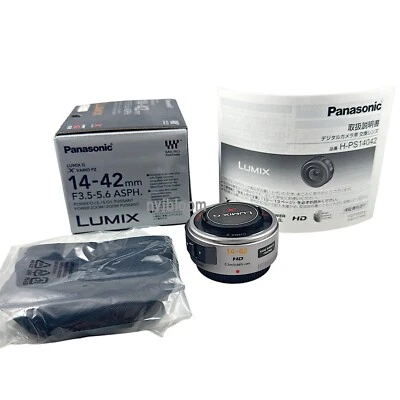 New PANASONIC Lumix G X Vario PZ 14-42mm f/3.5-5.6 Power O.I.S. Lens (Silver) - Image 1 of 4